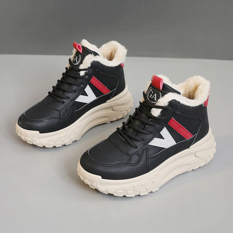 Damen Warmgefütterte High-Top Sneakers mit rutschfester Sohle Heidi Mode - Image 7
