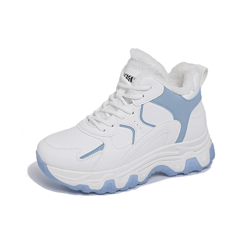 Damen Warmgefütterte High-Top Sneakers mit strapazierfähigem Obermaterial Heidi Mode - Image 7