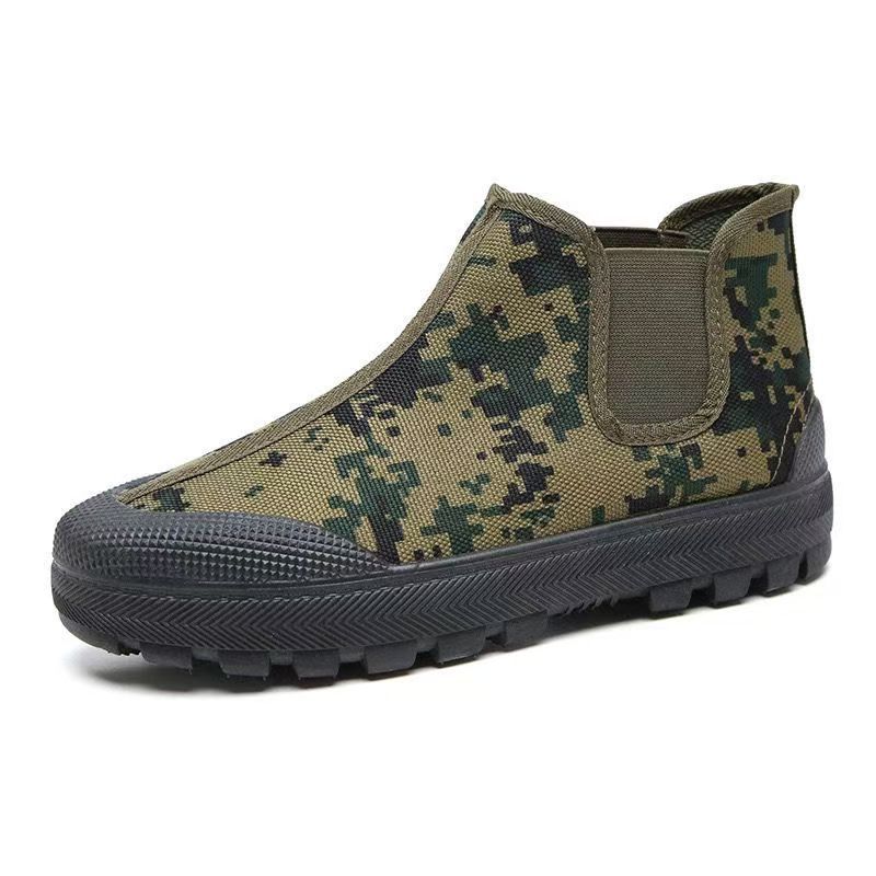 Damen wasserfeste Gummistiefel mit flexiblem Camouflage-Design Heidi Mode - Image 5