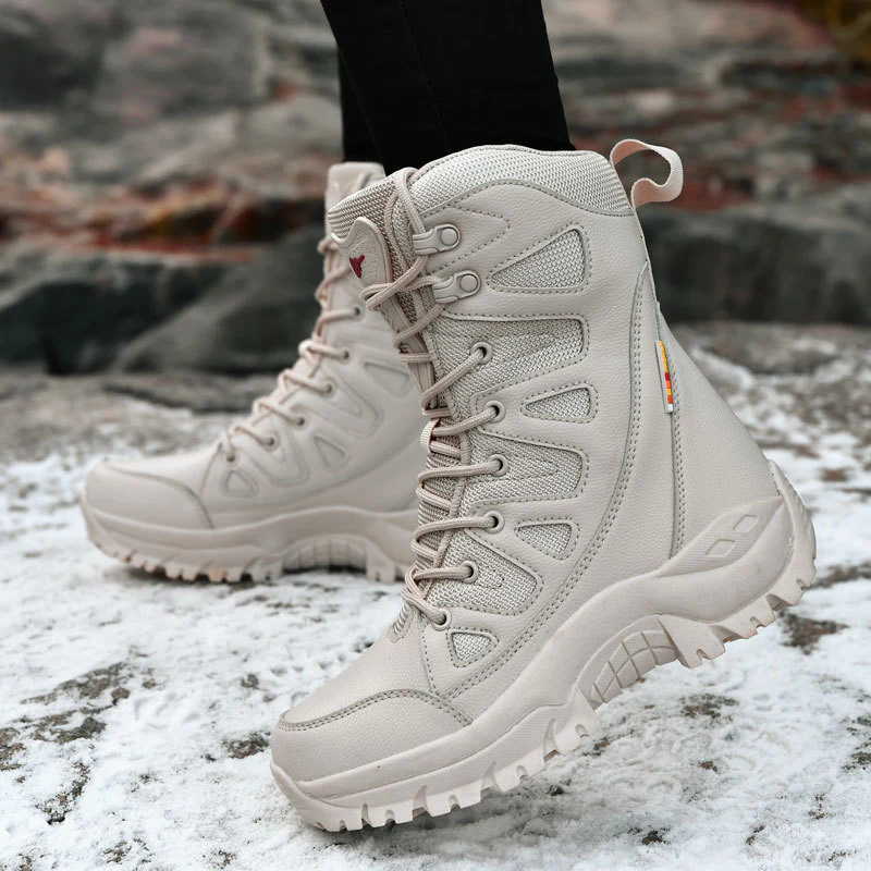 Damen Wasserfeste High-Top Wanderschuhe mit isolierender Innenausstattung Heidi Mode - Image 4