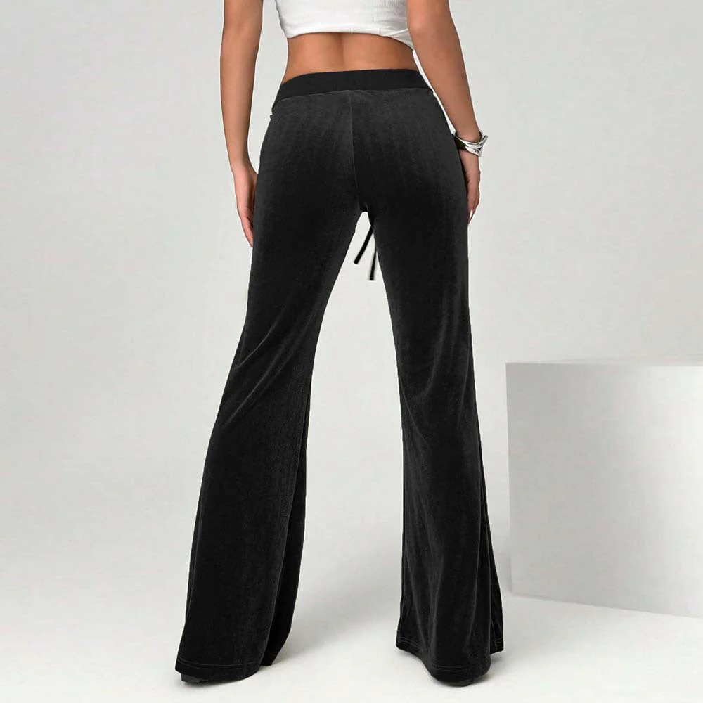 Damen Weiche Flared Pants Heidi-Mode - Image 2
