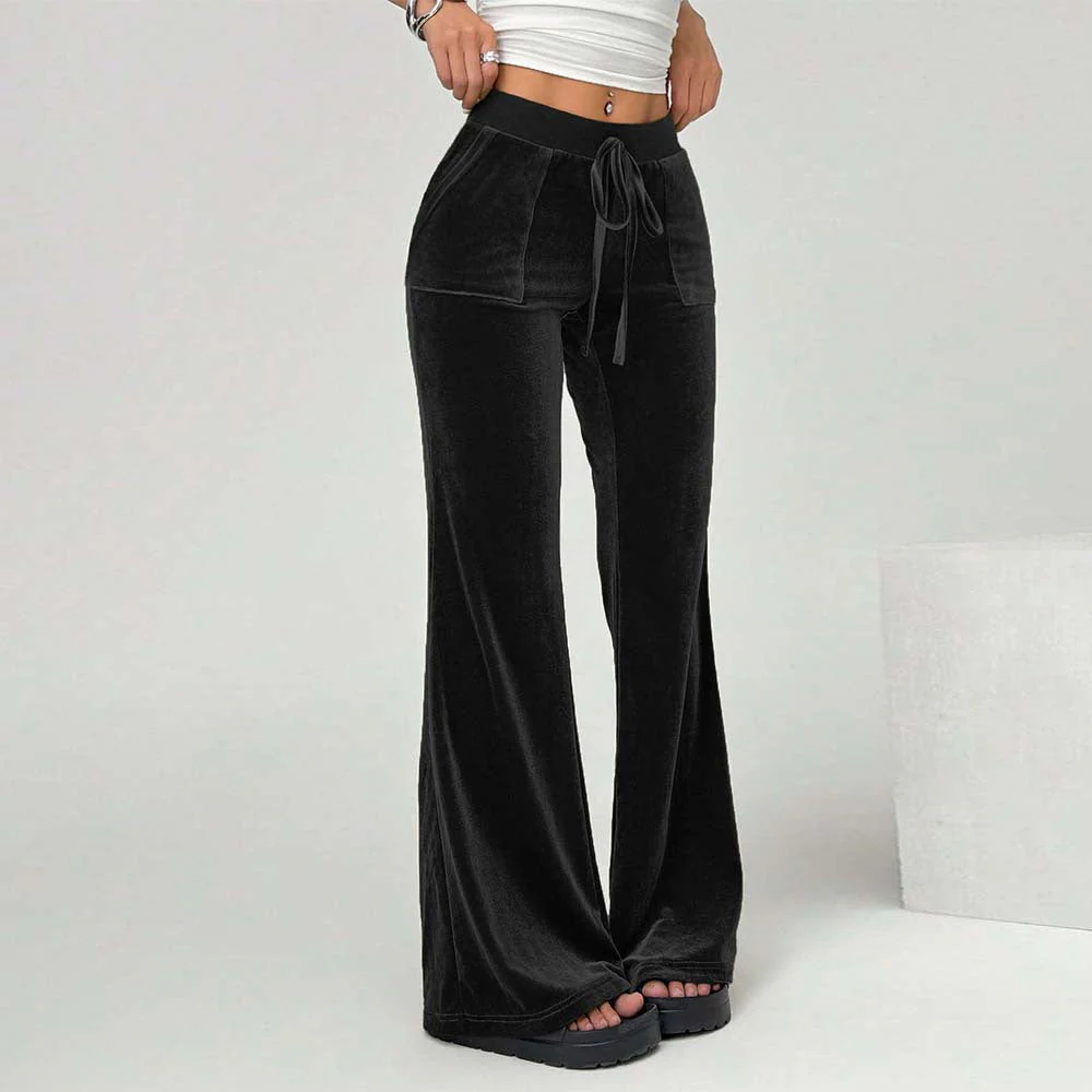 Damen Weiche Flared Pants Heidi-Mode - Image 6