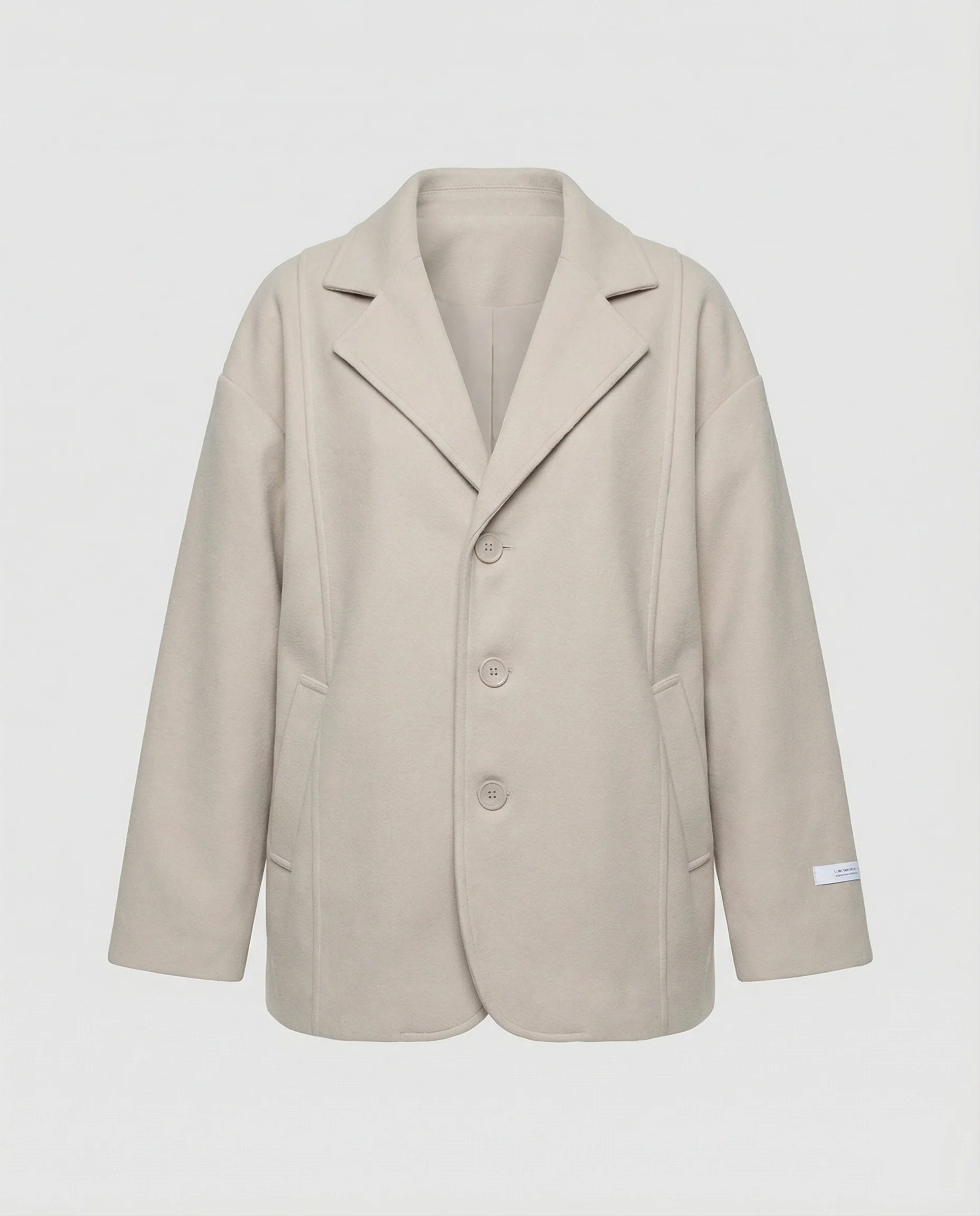 Damen weiße strickjacke weit geschnittener Strickcardigan mit Knopfleiste und Eingriffstaschen Heidi-Mode - Image 5