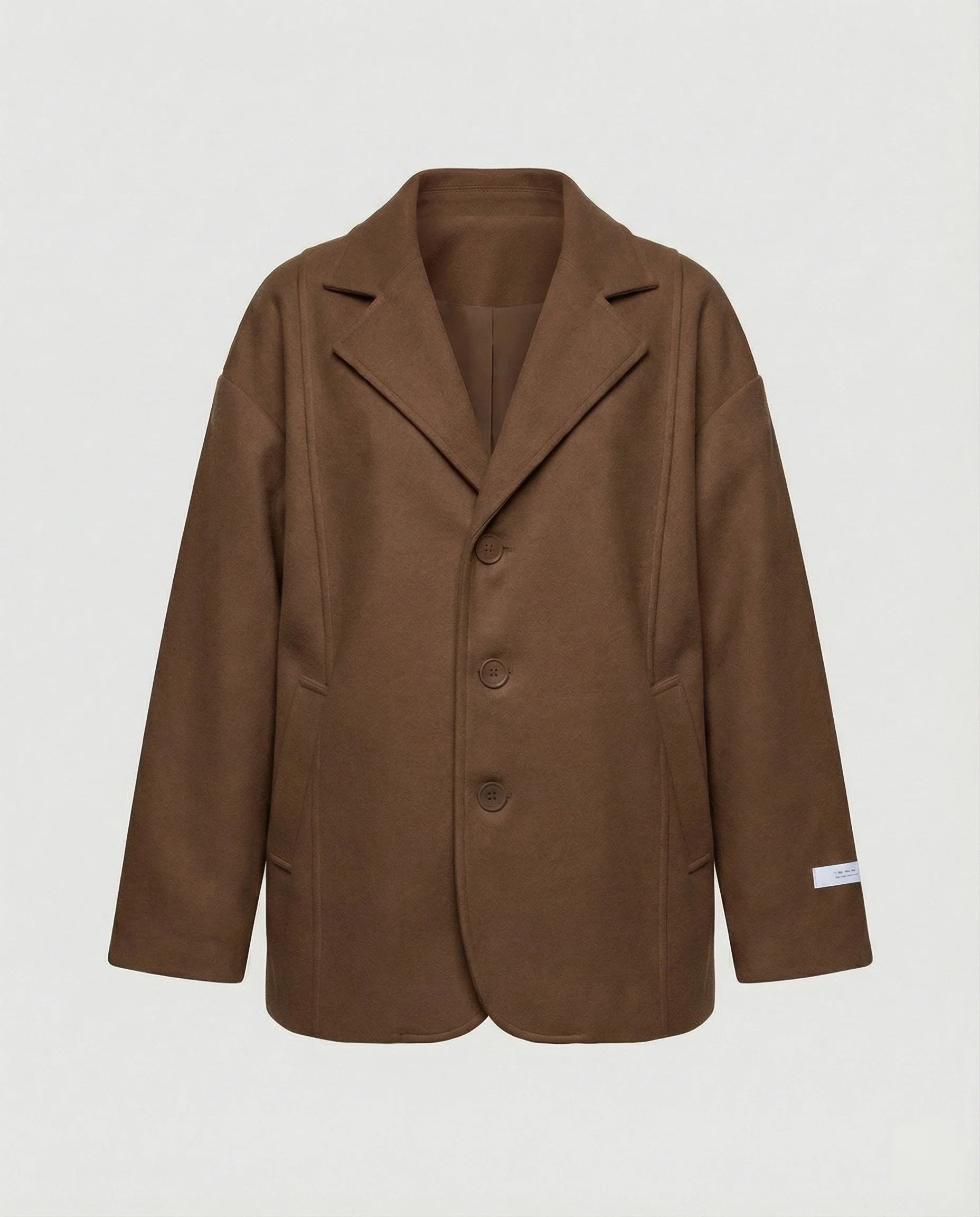 Damen weiße strickjacke weit geschnittener Strickcardigan mit Knopfleiste und Eingriffstaschen Heidi-Mode - Image 7