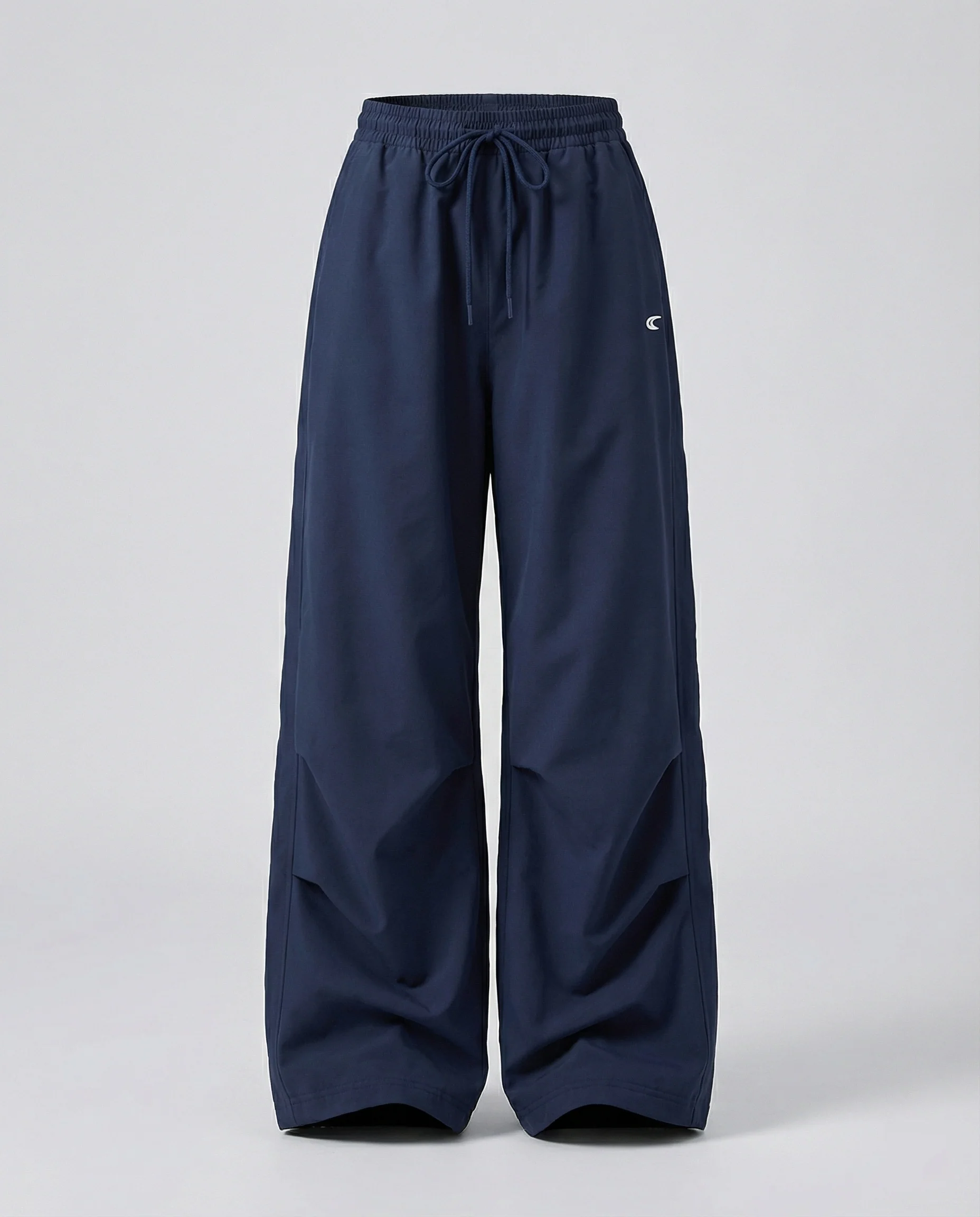 Damen weite Bundhose mit elastischem Tunnelzug langen Schlagbeinen und seitlicher Teilungsnaht Heidi-Mode - Image 5