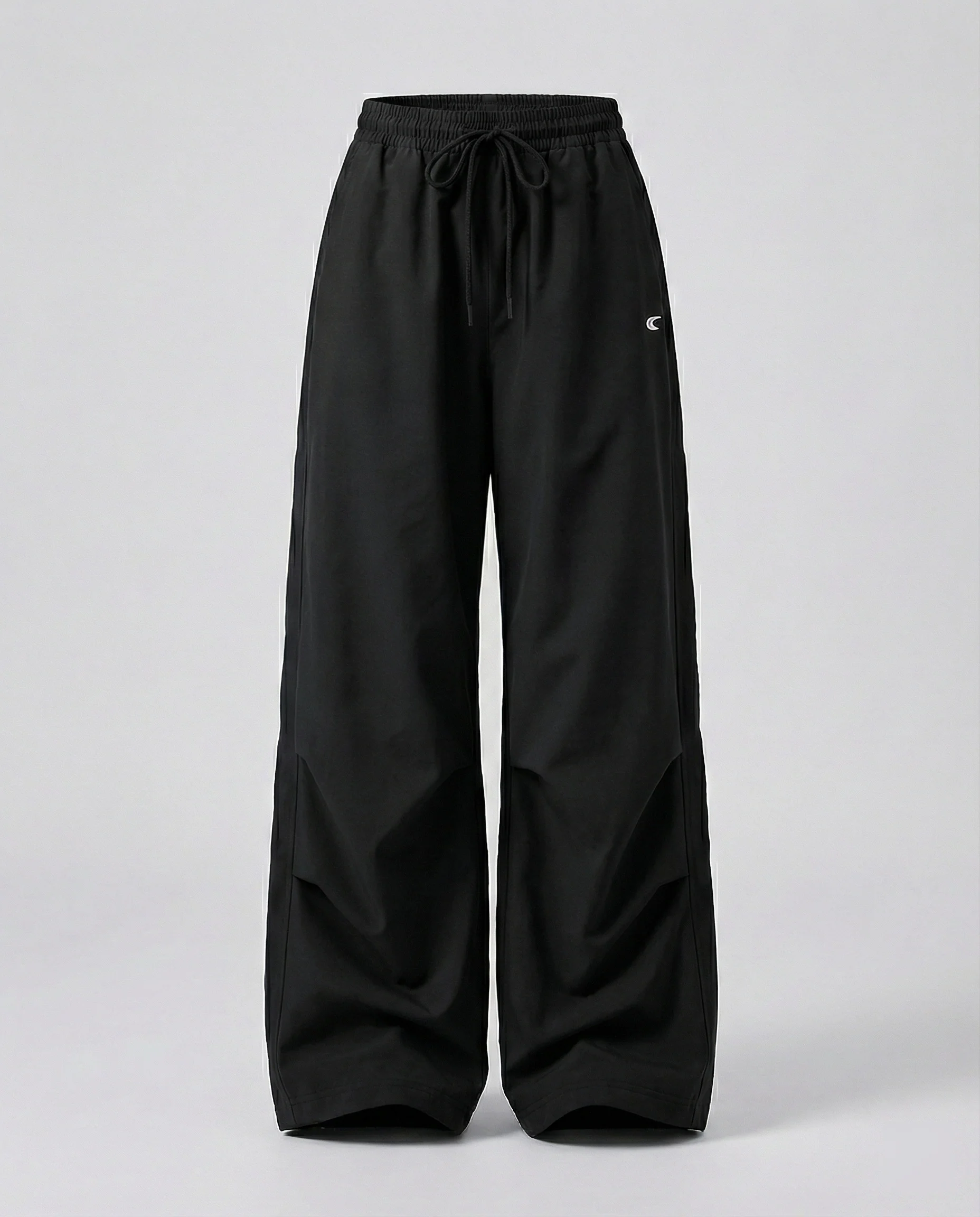 Damen weite Bundhose mit elastischem Tunnelzug langen Schlagbeinen und seitlicher Teilungsnaht Heidi-Mode - Image 6