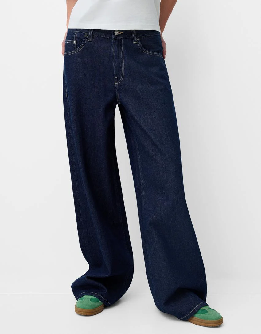 Damen Weite High-Waist Jeanshose im trendigen Schnitt Heidi-Mode - Image 6