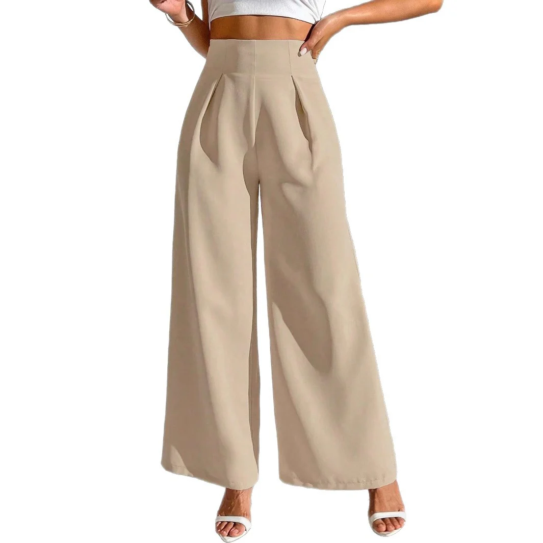 Damen Weite Palazzo-Hose mit elegantem Schnitt und hohen Taillenbund Heidi-Mode - Image 5