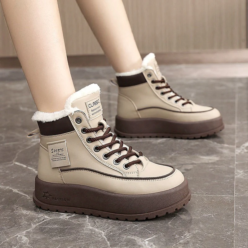 Damen Winter Boots mit dickem Fleece-Futter und rutschfester Sohle Heidi Mode - Image 2