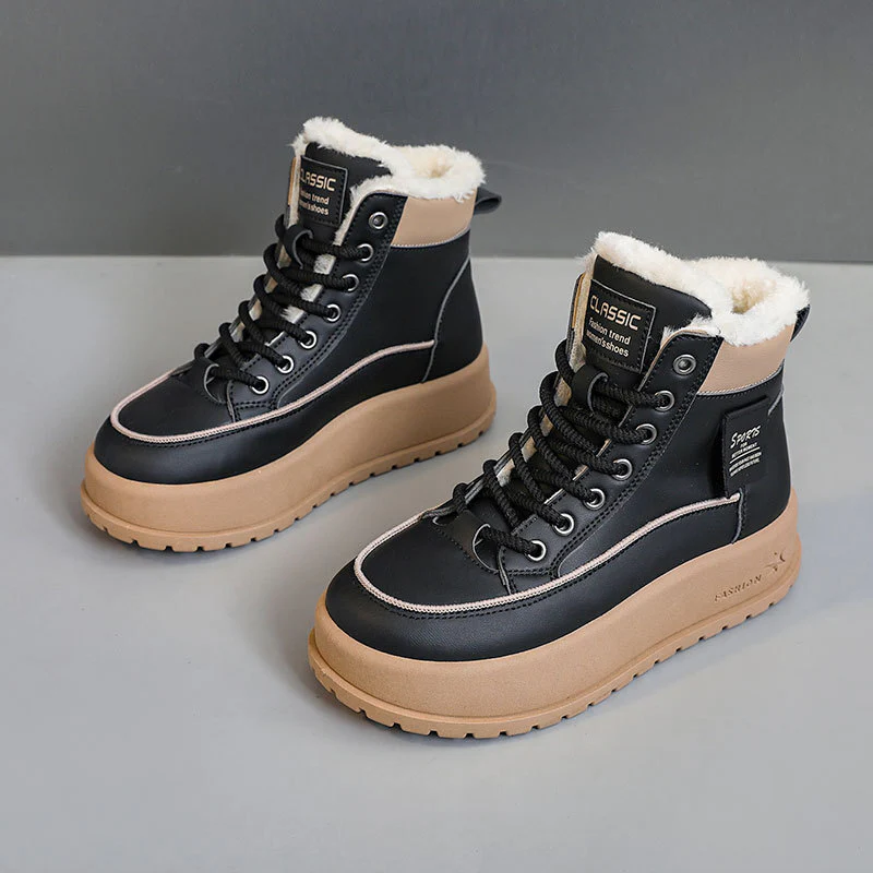 Damen Winter Boots mit dickem Fleece-Futter und rutschfester Sohle Heidi Mode - Image 8