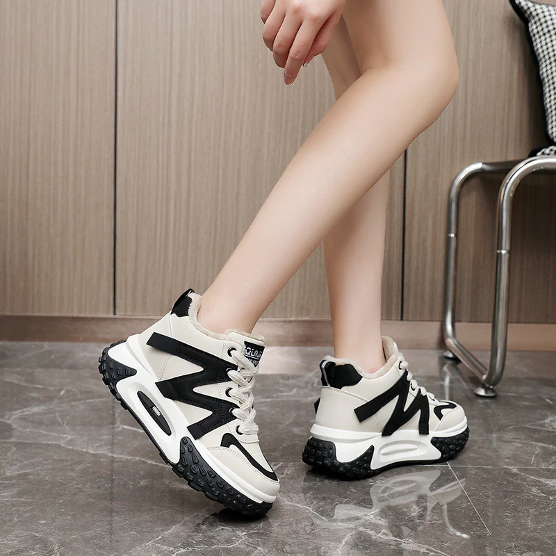 Damen Winter Sneaker mit atmungsaktivem Innenfutter und rutschfester Profilsohle Heidi Mode - Image 3