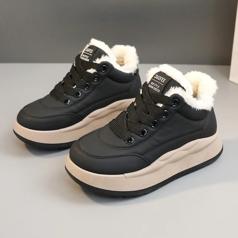 Damen Winter Sneaker mit kuscheligem Innenfutter und rutschfester Sohle Heidi Mode - Image 7