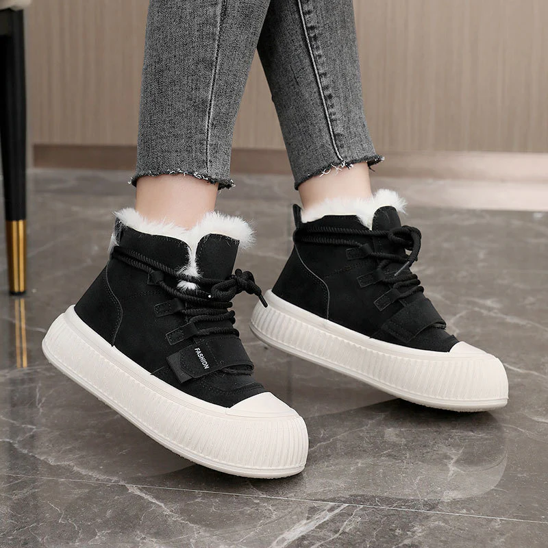 Damen Winter Sneakers mit kuscheligem Fleece-Futter und rutschfester Sohle Heidi Mode - Image 3