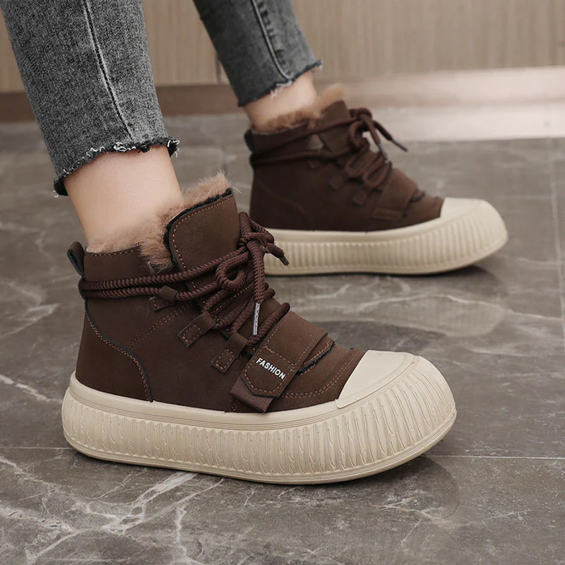Damen Winter Sneakers mit kuscheligem Fleece-Futter und rutschfester Sohle Heidi Mode - Image 4