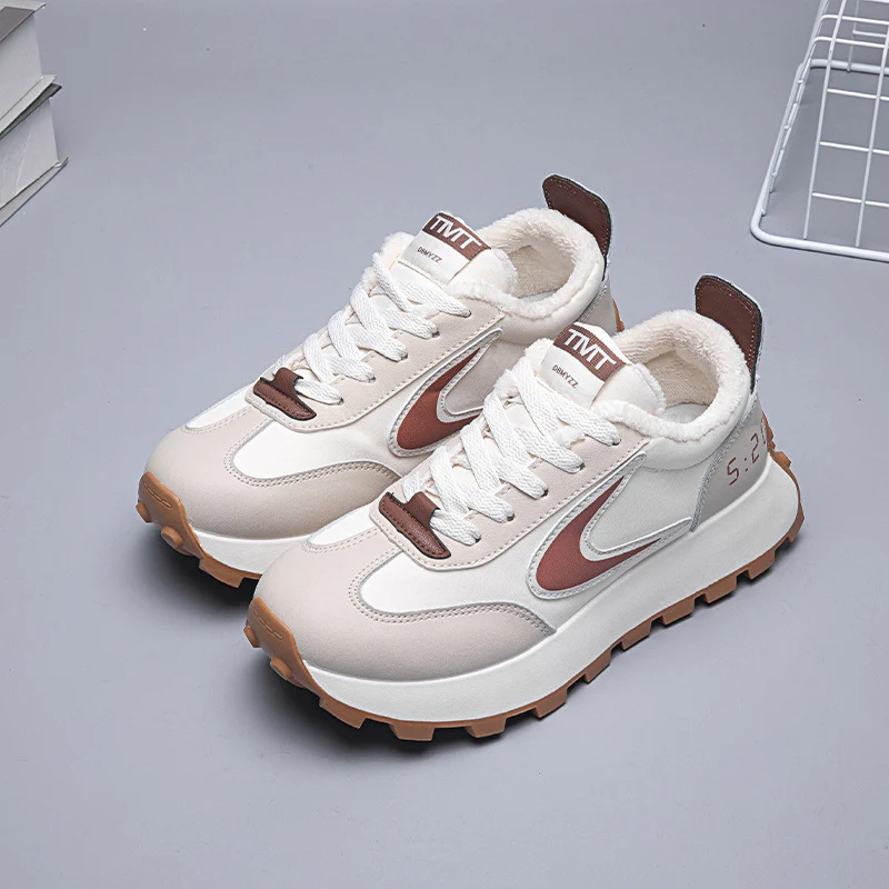 Damen Winter Sneakers mit warmem Fleece-Innenfutter und rutschfester Profilsohle Heidi Mode - Image 7