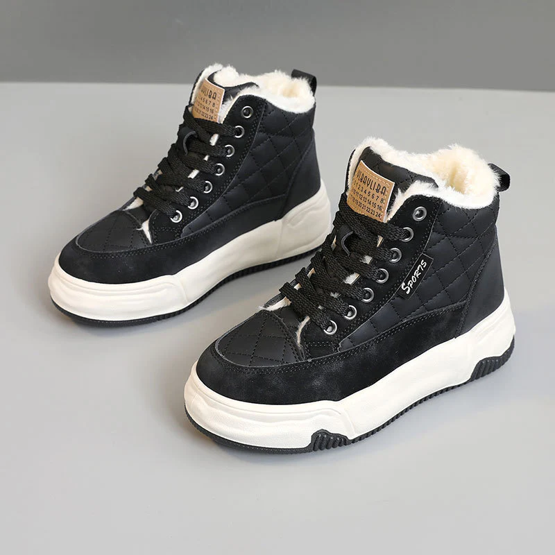 Damen Winter Sportsneakers mit kuscheligem Innenfutter und robustem Profil Heidi Mode - Image 6