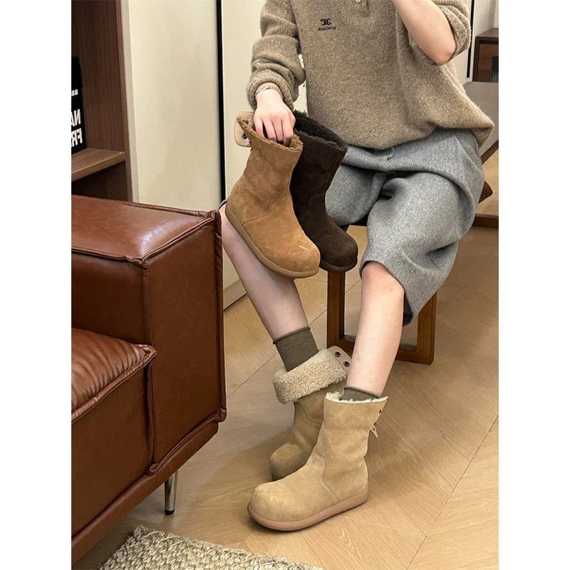 Damen Winterboots mit kuscheligem Innenfutter und rutschfester Sohle Heidi Mode - Image 4