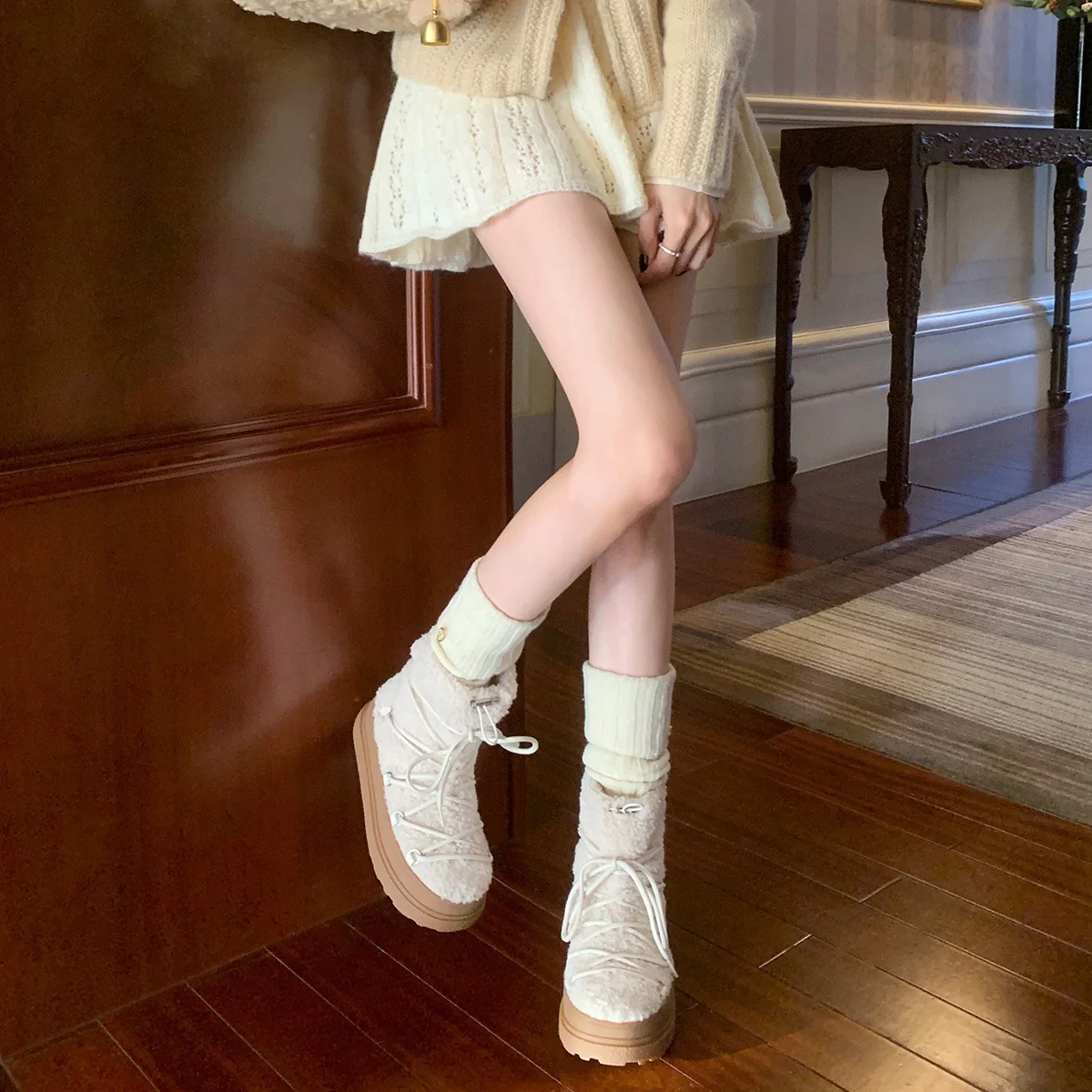 Damen Winterboots mit kuscheligem Innenfutter und rutschfester Sohle Heidi Mode - Image 3