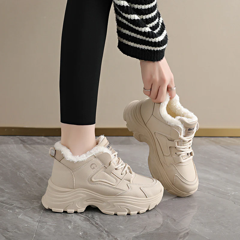 Damen Winterliche Chunky Sneakers mit kuscheligem Innenfutter Heidi Mode - Image 3