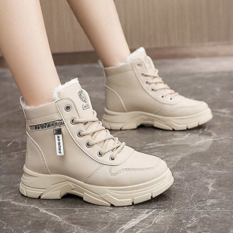 Damen Winterliche High-Top Sneaker mit kuscheligem Innenfutter Heidi Mode - Image 2