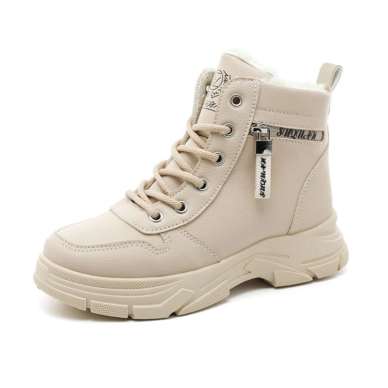 Damen Winterliche High-Top Sneaker mit kuscheligem Innenfutter Heidi Mode - Image 5