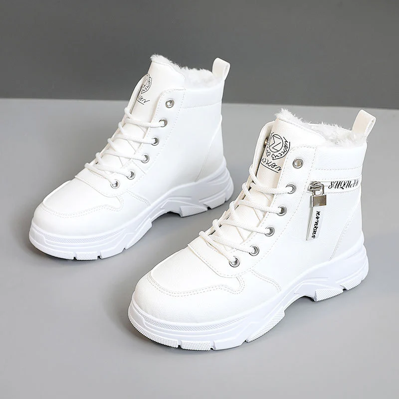 Damen Winterliche High-Top Sneaker mit kuscheligem Innenfutter Heidi Mode - Image 7