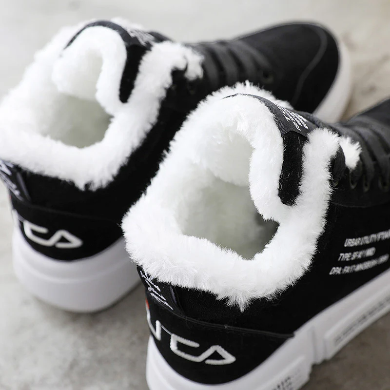 Damen Winterliche High-Top Sneaker mit kuscheligem Innenfutter und rutschfester Sohle Heidi Mode - Image 3