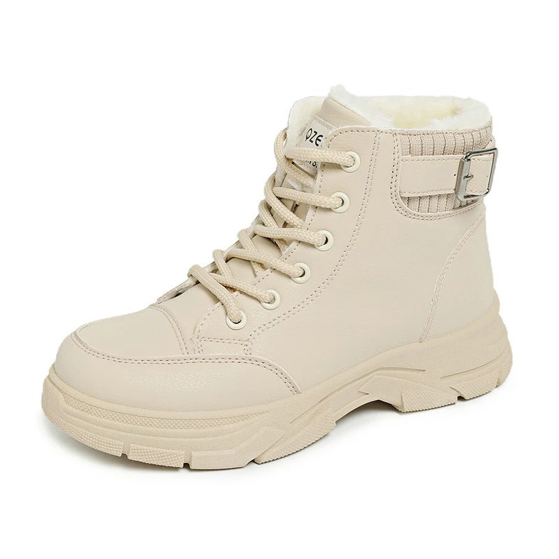 Damen Winterliche High-Top Sneaker mit weichem Fleece-Futter Heidi Mode