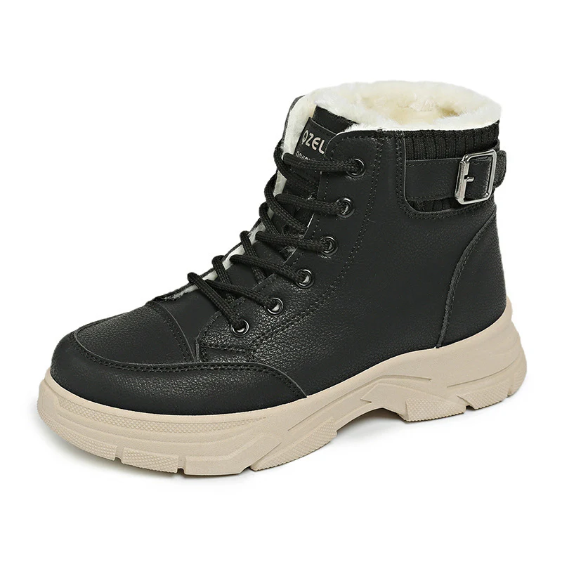 Damen Winterliche High-Top Sneaker mit weichem Fleece-Futter Heidi Mode - Image 7