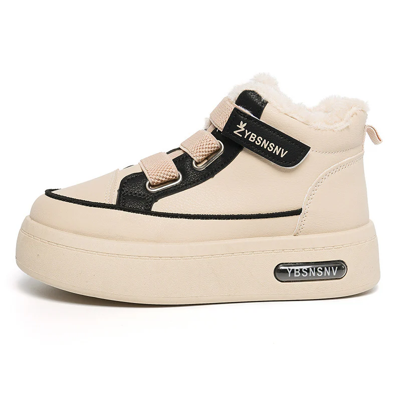 Damen Winterliche High-Top Sneakers mit bequemer Fleece-Wärmepolsterung und sportlichem Design Heidi Mode - Image 6