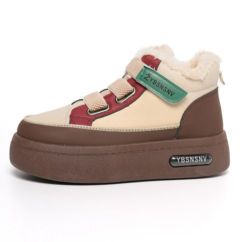 Damen Winterliche High-Top Sneakers mit bequemer Fleece-Wärmepolsterung und sportlichem Design Heidi Mode - Image 7