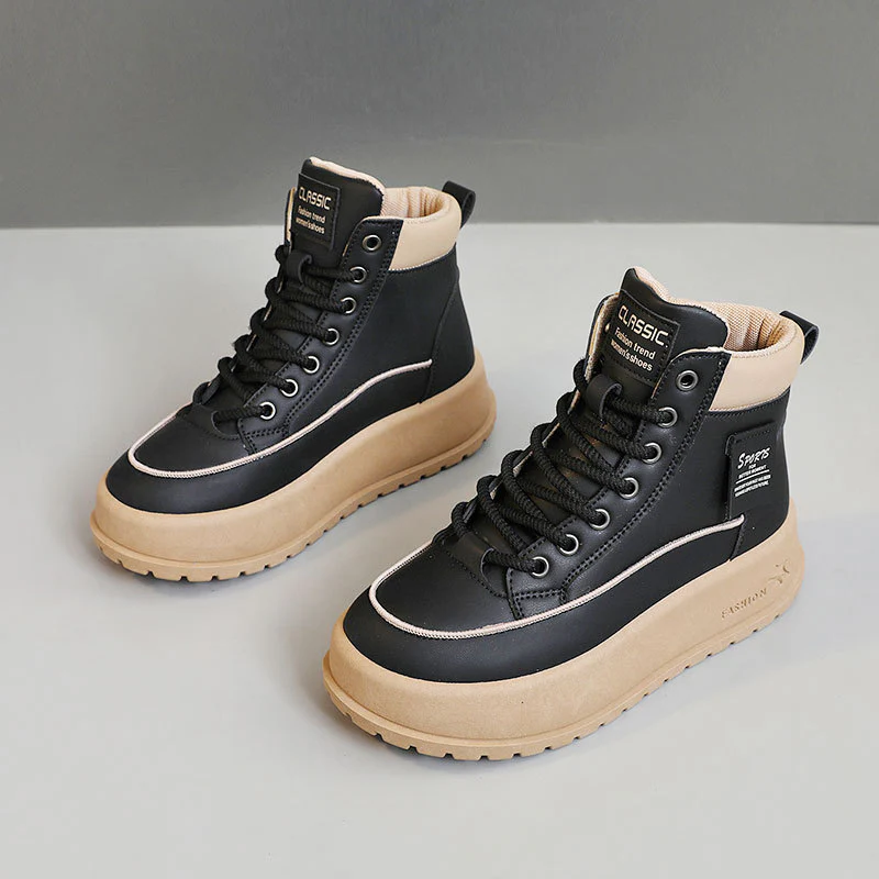 Damen Winterliche High-Top Sneakers mit dämpfender Laufsohle und robustem Profil Heidi Mode - Image 7
