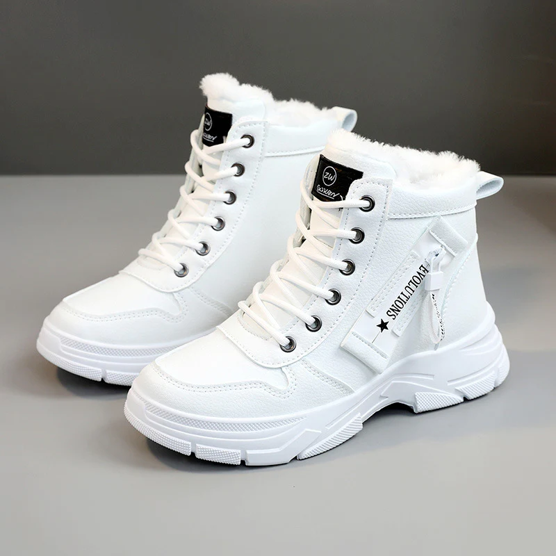 Damen Winterliche High-Top Sneakers mit Fleece-Futter und rutschfester Sohle Heidi Mode - Image 3