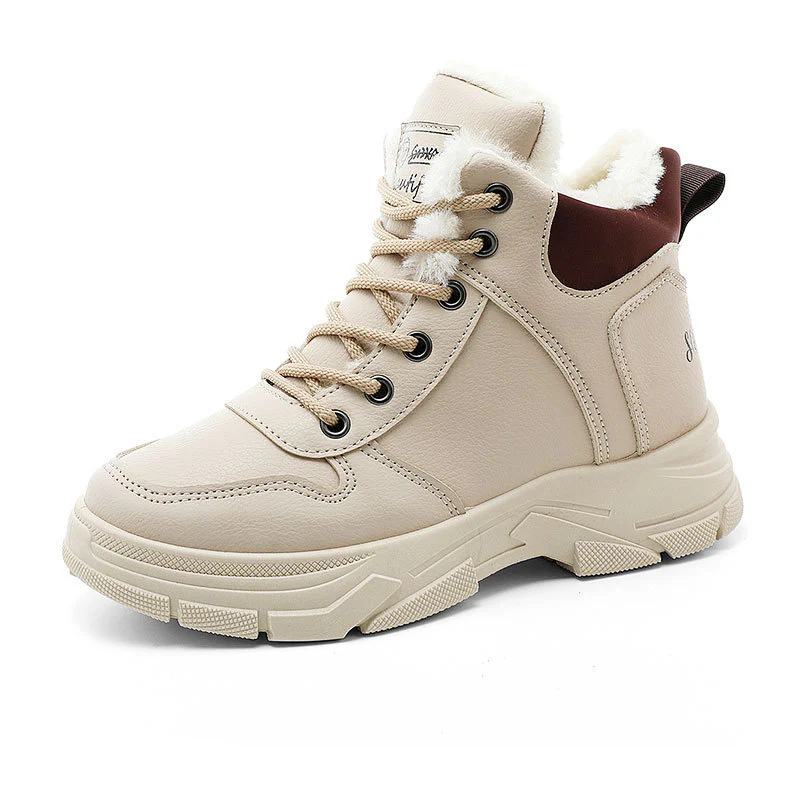 Damen Winterliche High-Top Sneakers mit kuscheligem Futter Heidi Mode - Image 5