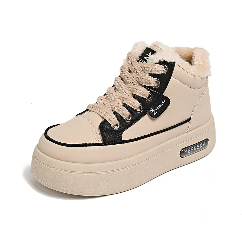 Damen Winterliche High-Top Sneakers mit kuscheligem Innenfutter und dämpfender Sohle Heidi Mode - Image 7