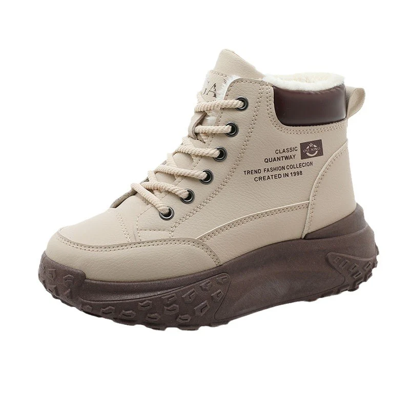 Damen Winterliche High-Top Sneakers mit kuscheligem Innenfutter und robustem Laufprofil Heidi Mode - Image 5