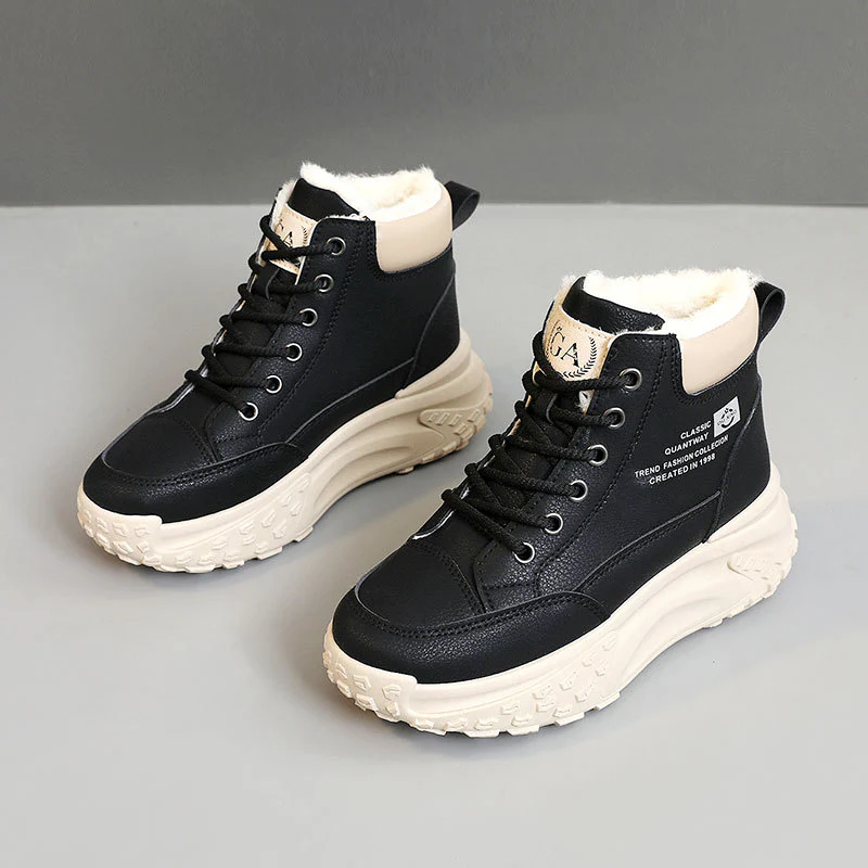 Damen Winterliche High-Top Sneakers mit kuscheligem Innenfutter und robustem Laufprofil Heidi Mode - Image 8