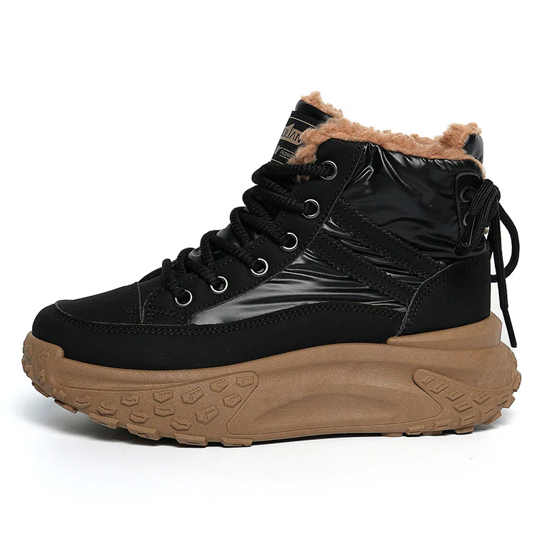 Damen Winterliche High-Top Sneakers mit kuscheligem Innenfutter und rutschfester Sohle Heidi Mode - Image 6