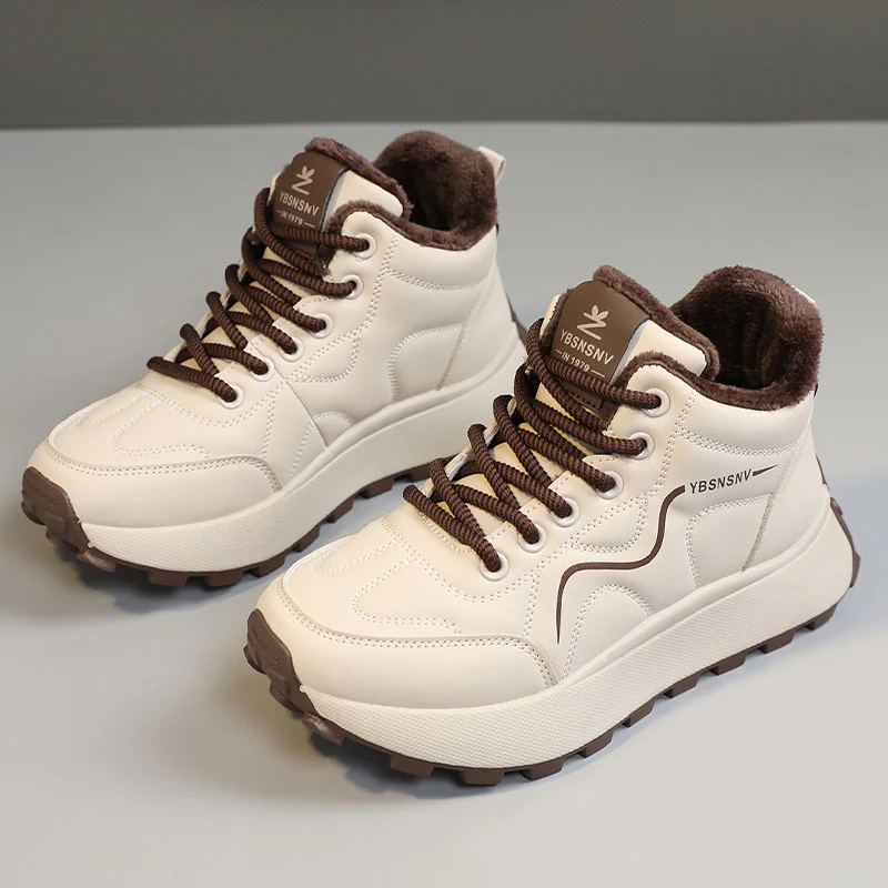 Damen Winterliche High-Top Sneakers mit Wärmeisolierung und rutschfester Sohle Heidi Mode - Image 2