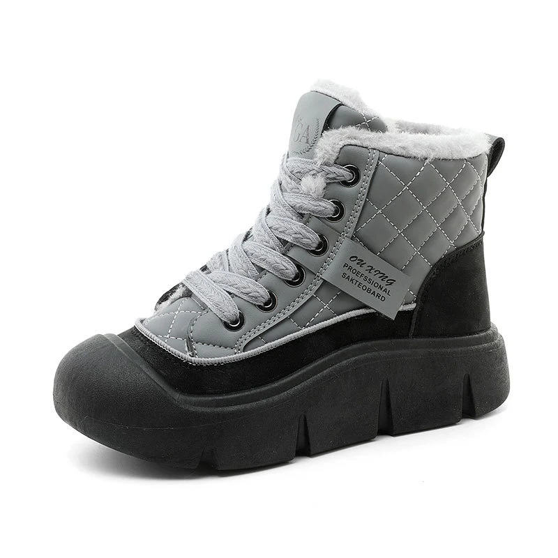 Damen Winterliche High-Top Stiefel mit kuscheligem Innenfutter und rutschfester Sohle Heidi Mode - Image 5