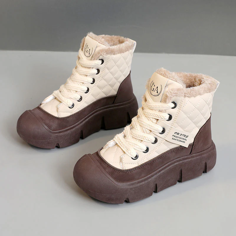 Damen Winterliche High-Top Stiefel mit kuscheligem Innenfutter und rutschfester Sohle Heidi Mode - Image 6