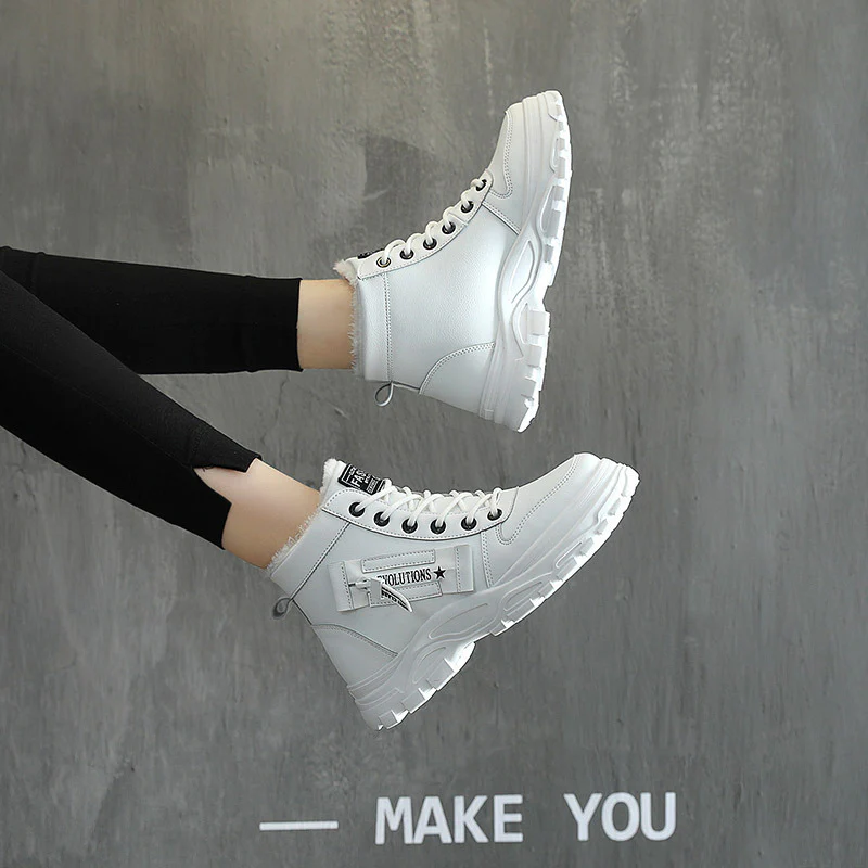 Damen Winterliche High-Top Stiefel mit weichem Innenfutter und rutschfester Sohle Heidi Mode - Image 4