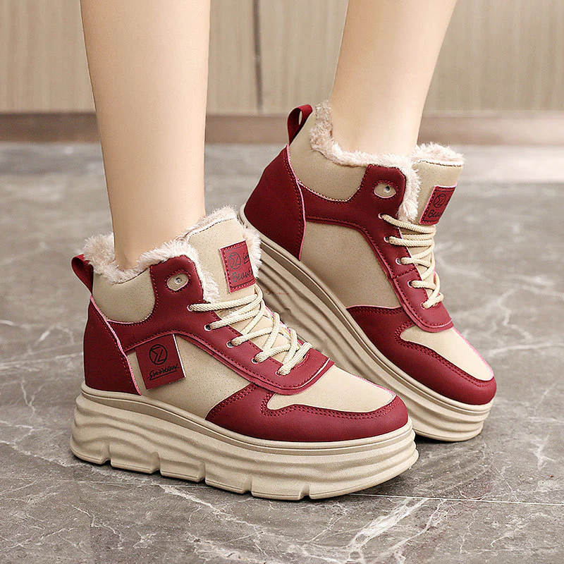 Damen Winterliche Hochstiefel mit kuscheligem Innenfutter Heidi Mode - Image 3