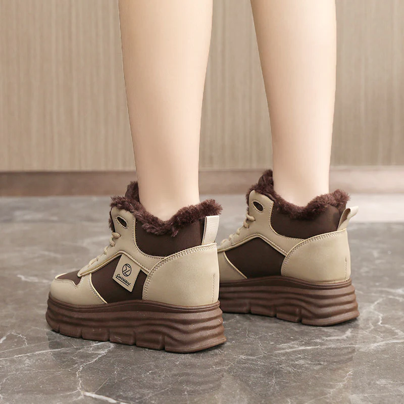Damen Winterliche Hochstiefel mit kuscheligem Innenfutter Heidi Mode - Image 4