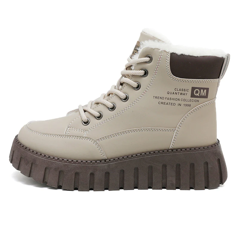Damen Winterliche Schnürboots mit flauschigem Innenfutter und stabiler Profilsohle Heidi Mode - Image 7