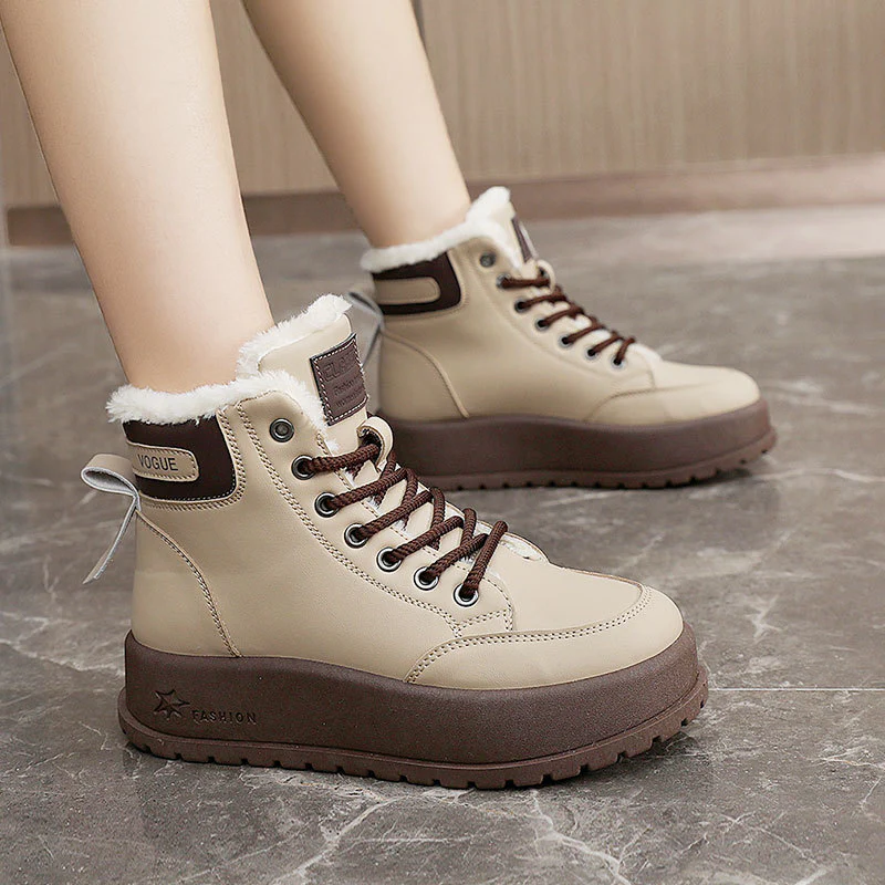Damen Winterliche Schnürstiefel mit kuscheligem Innenfutter Heidi Mode - Image 2