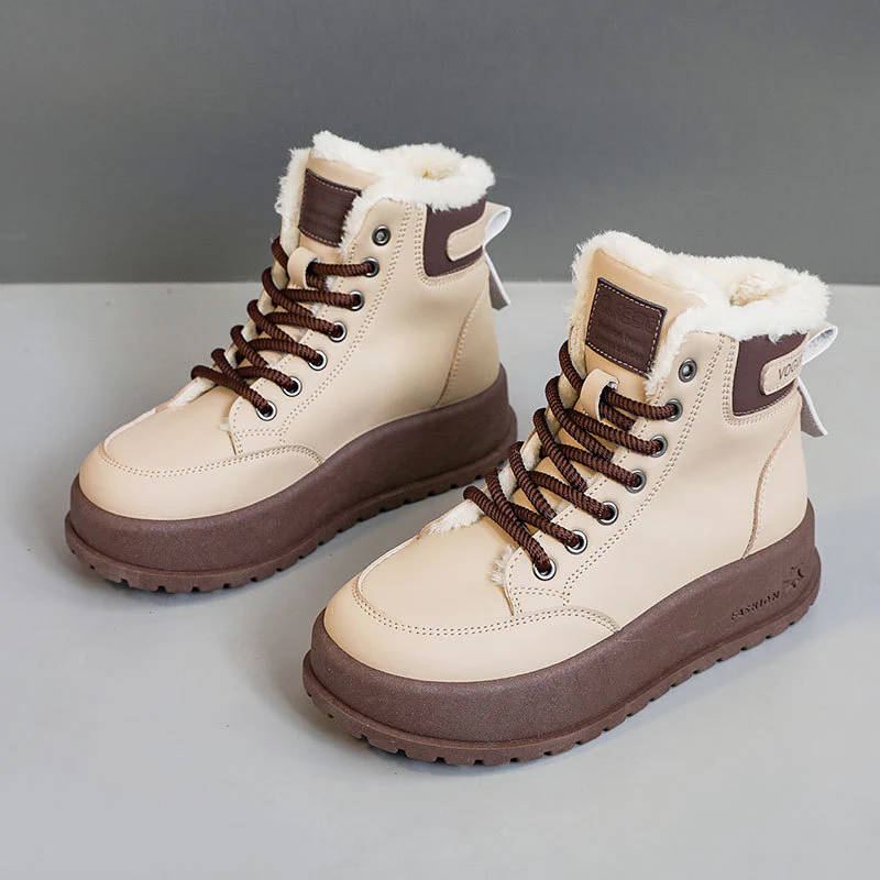 Damen Winterliche Schnürstiefel mit kuscheligem Innenfutter Heidi Mode - Image 6