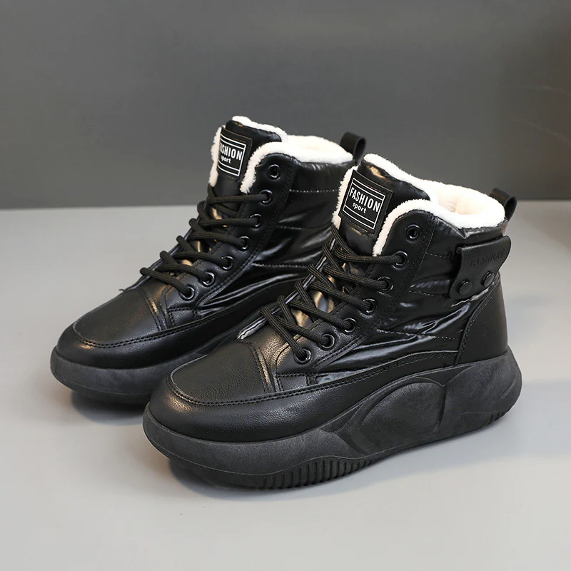 Damen Winterliche Schnürstiefel mit kuscheligem Innenfutter und rutschfester Laufsohle Heidi Mode - Image 6