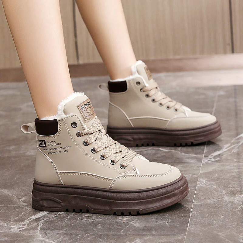 Damen Winterliche Sneaker mit kuscheligem Innenfutter und robustem Sohlenprofil Heidi Mode - Image 2