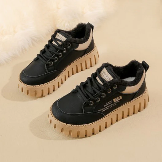 Damen Winterliche Sneakers mit kuscheligem Fleece-Futter und rutschfester Sohle Heidi Mode - Image 2